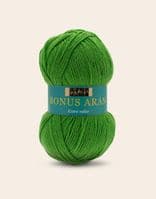 Sirdar Hayfield BONUS ARAN Knitting Wool Yarn 100g - 699 Lemongrass